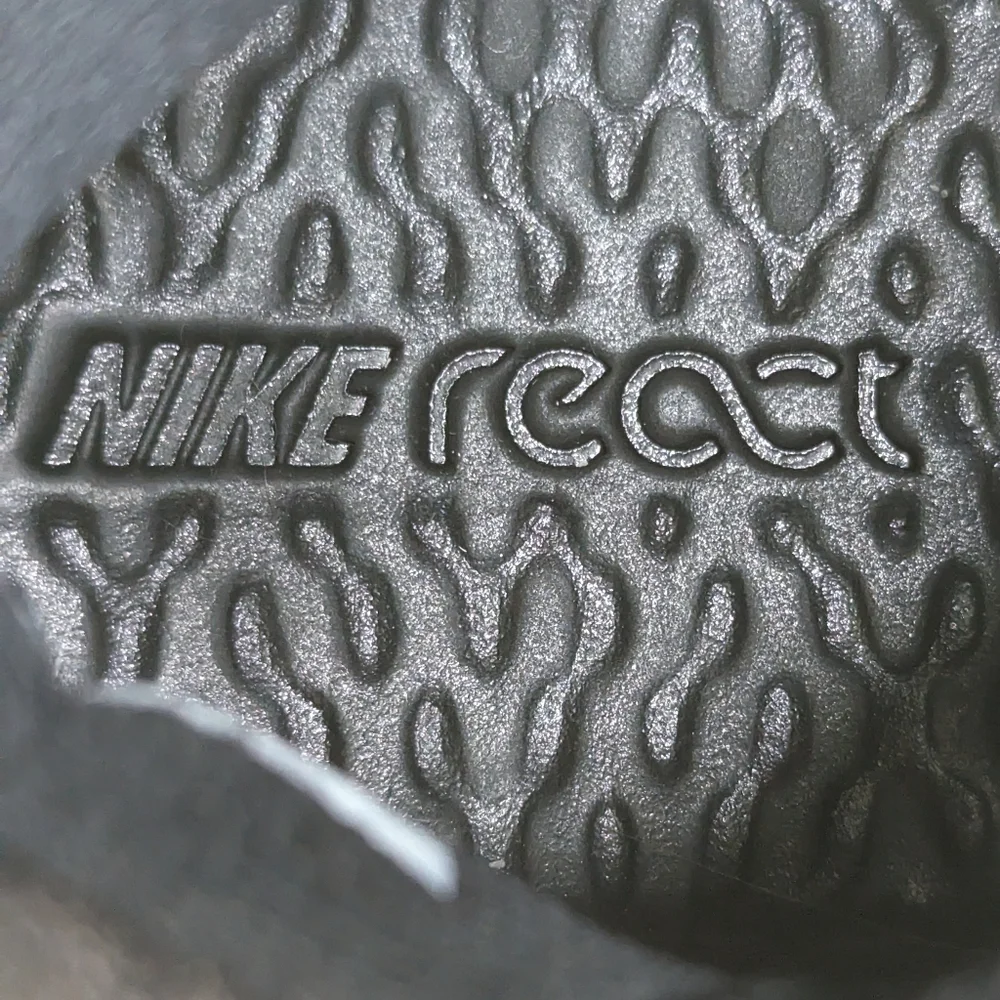 Nike Alpha Huarache 8 Elite Black Smoke Grey Lacrosse cleats size Men's 8 - Picture 7 of 9